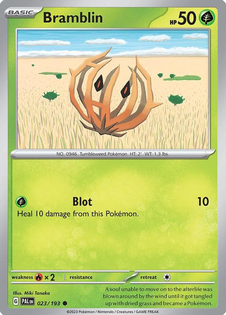 Bramblin 2023 Pokemon Scarlet & Violet Paldea Evolved