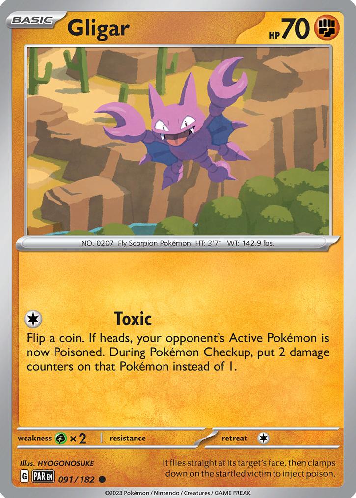 Gligar 2023 Pokemon Scarlet & Violet Paradox Rift