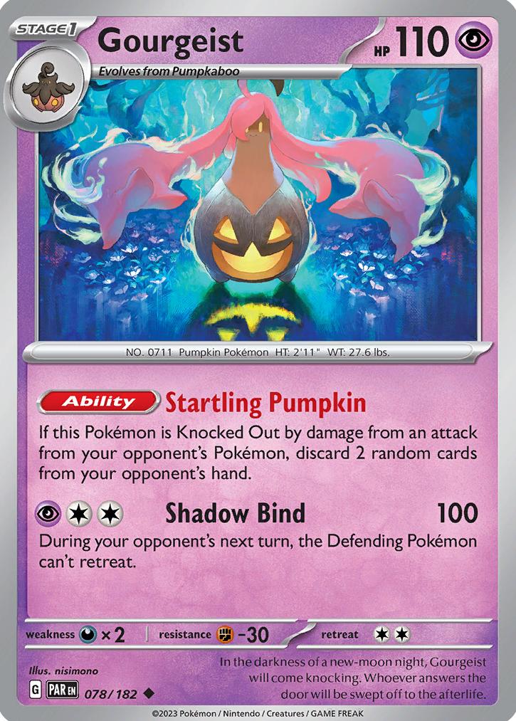 Gourgeist 2023 Pokemon Scarlet & Violet Paradox Rift