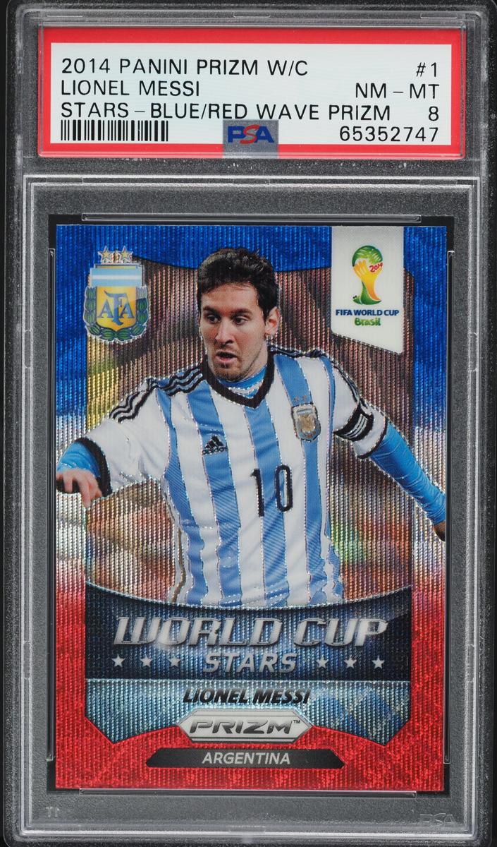 2014 Lionel Messi [Blue Red Wave] #1