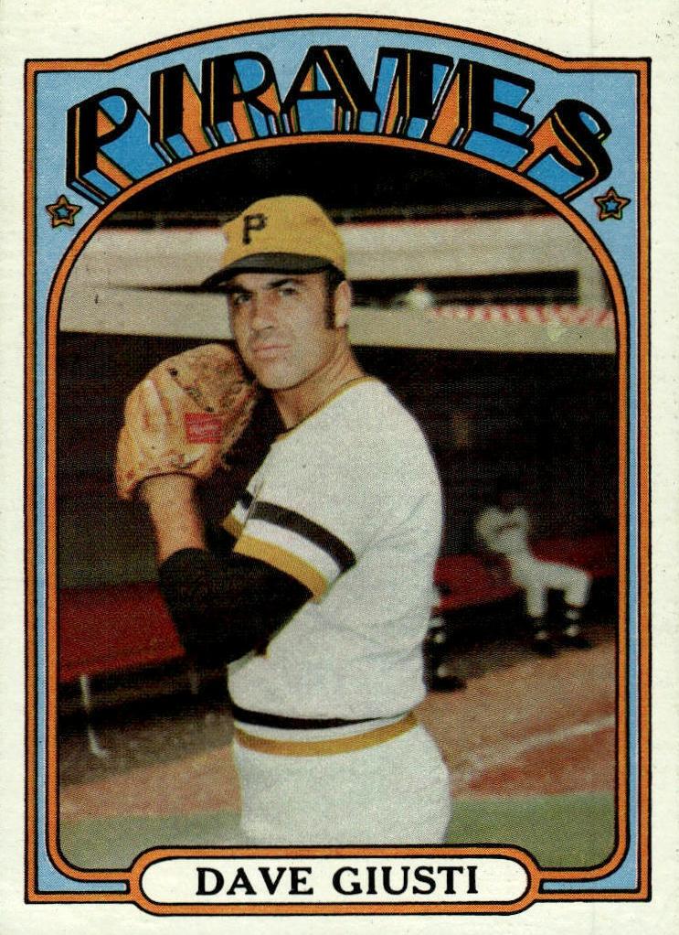 1972 Topps Dave Giusti #190 card