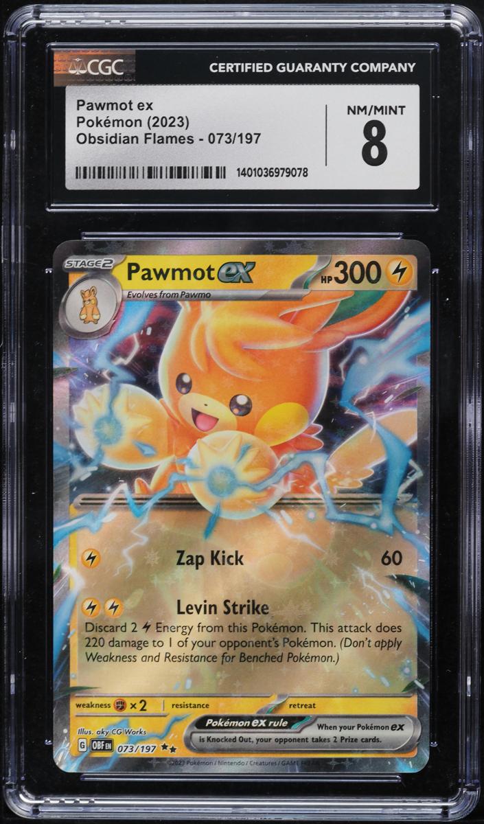 Pawmot EX 2023 Pokemon Scarlet & Violet Obsidian Flames