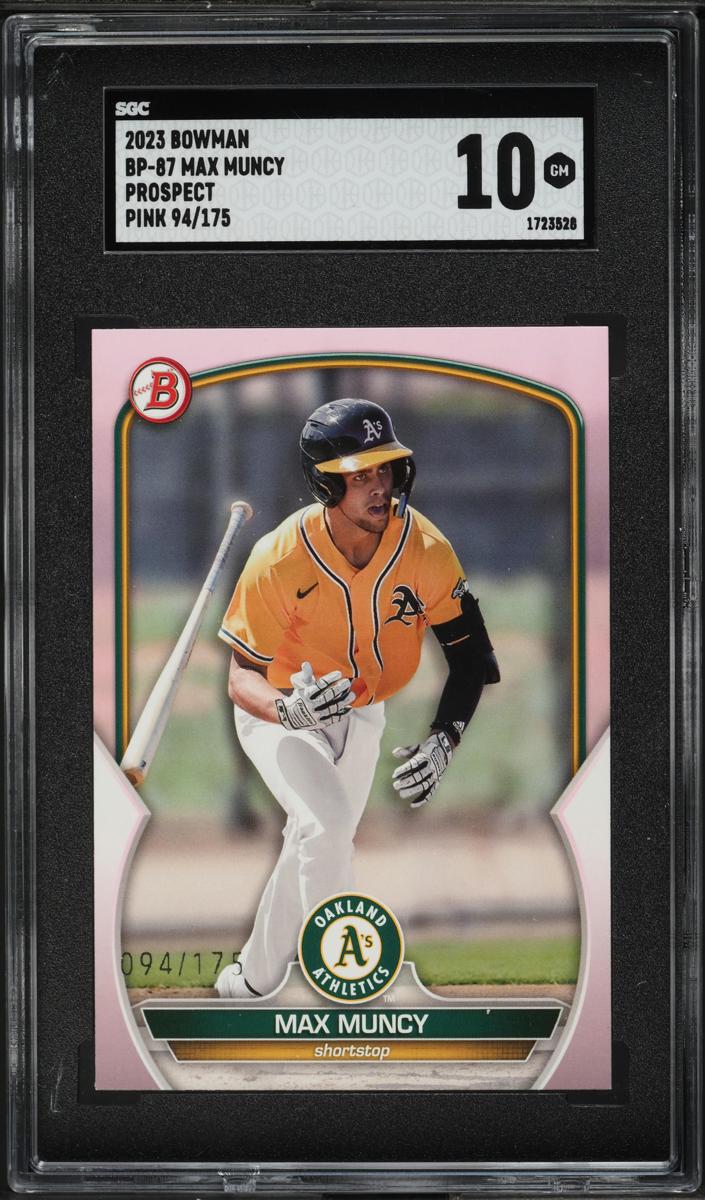 2023 Bowman Prospects Baseball Pink Max Muncy #BP-87