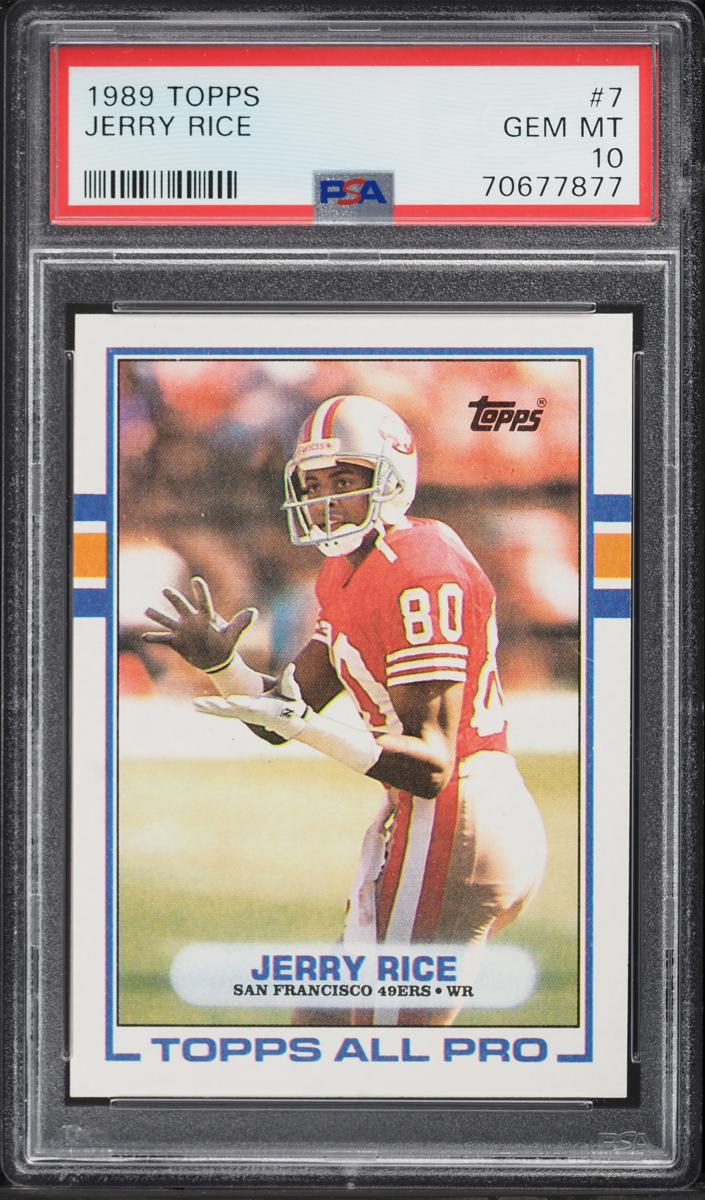 Jerry Rice 1989 Topps Football