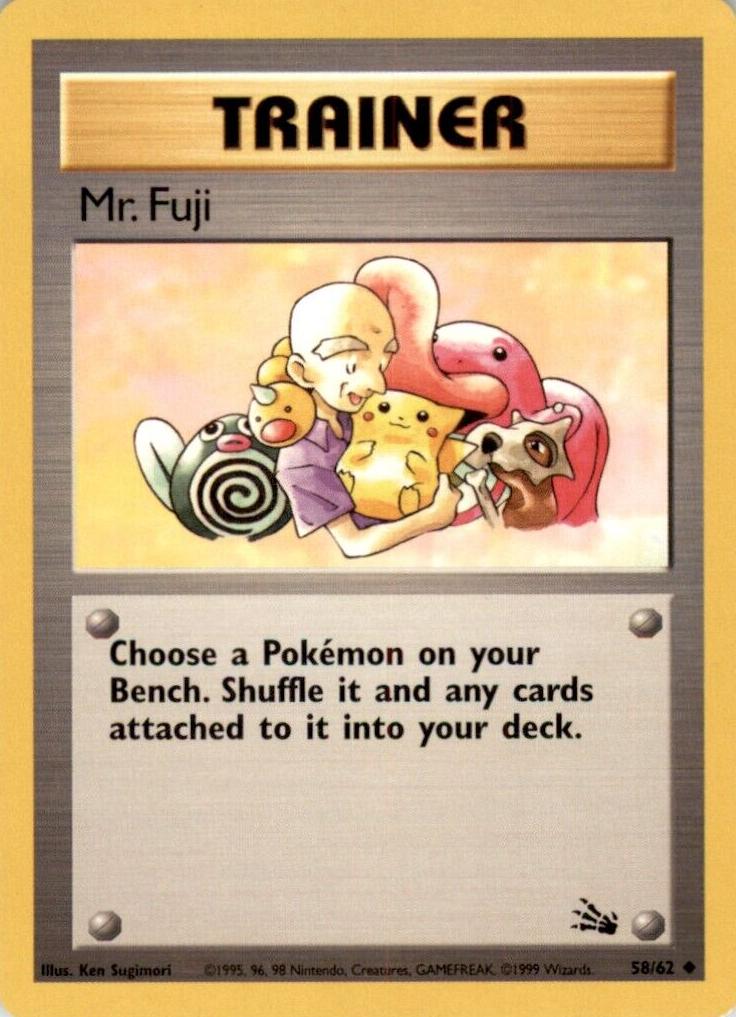 Mr. Fuji 1999 Pokemon Fossil