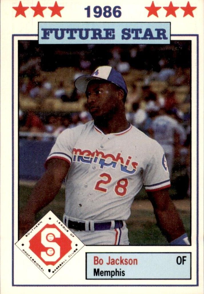 1986 Donn Jennings Southern League All-Stars Bo Jackson #13 card