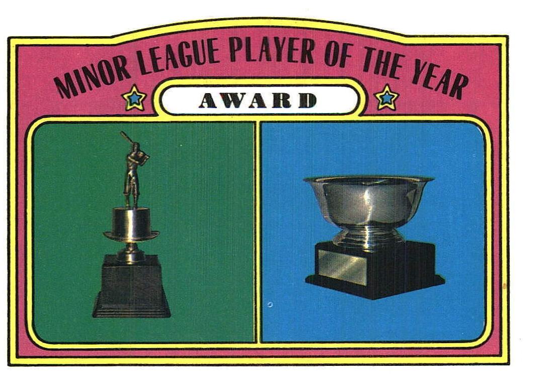 1972 Minor League Player Of The Year Award #624