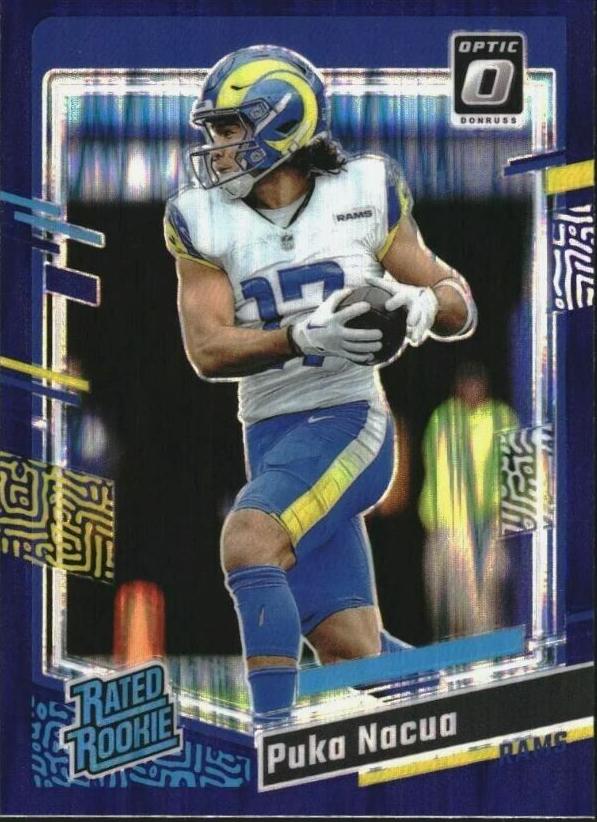2023 Donruss Optic Puka Nacua [Purple Shock] #238 card