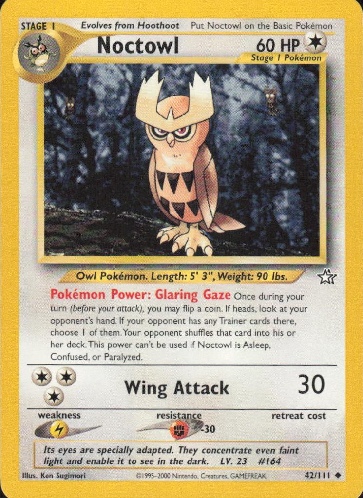 Noctowl 2000 Pokemon Neo Genesis