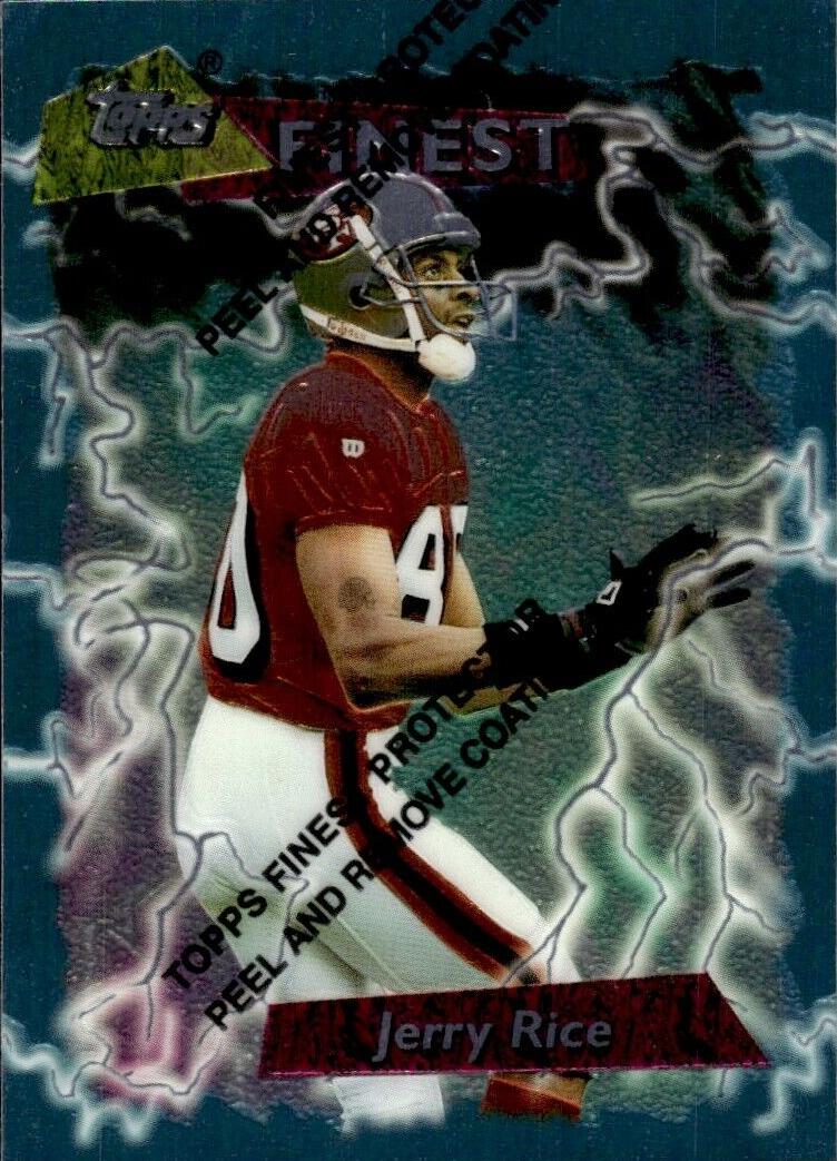 Jerry Rice 1995 Topps Finest Football