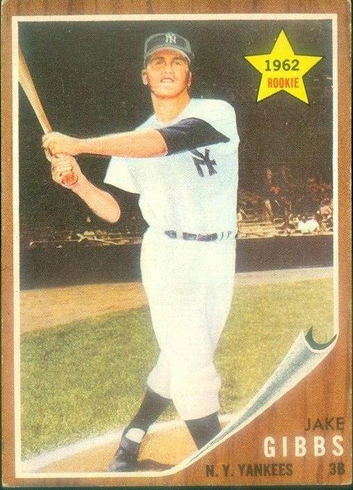 1962 Topps Jake Gibbs #281 card