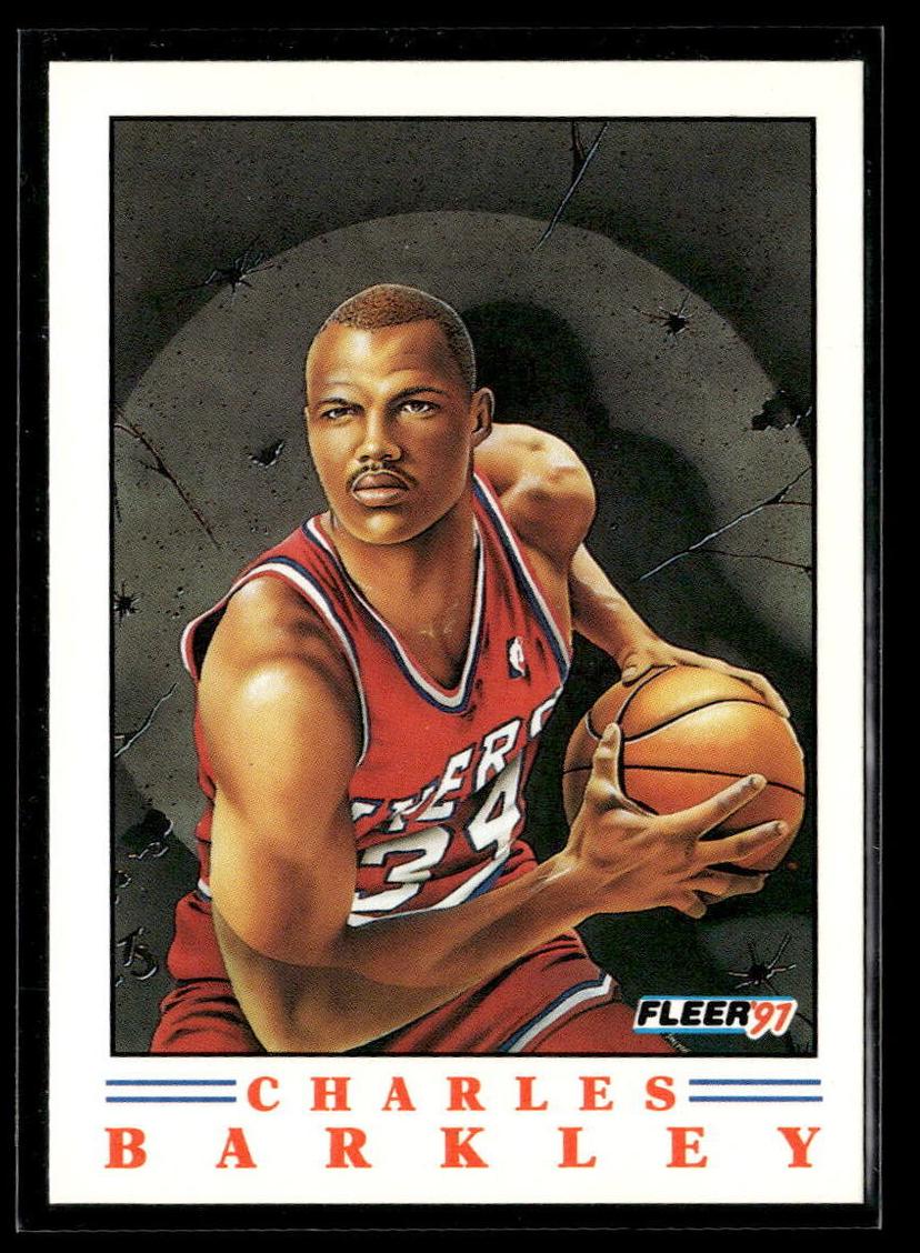 Charles Barkley 1991 Fleer Pro-Vision Basketball