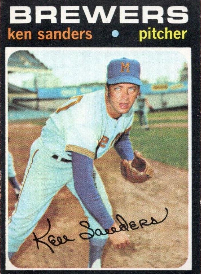 1971 Topps Ken Sanders #116 card