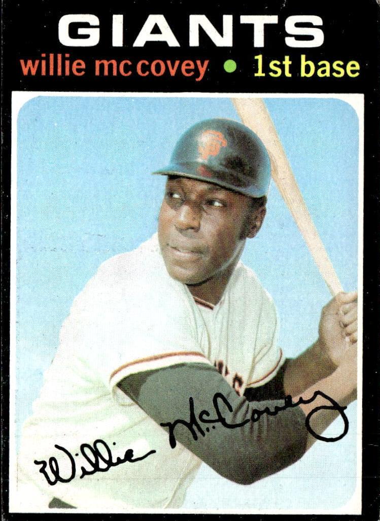 Willie McCovey 1971 Topps Baseball