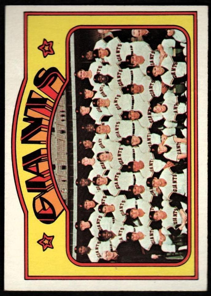 1972 Giants Team #771