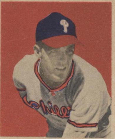 1949 Curt Simmons [Overprint Back] #14