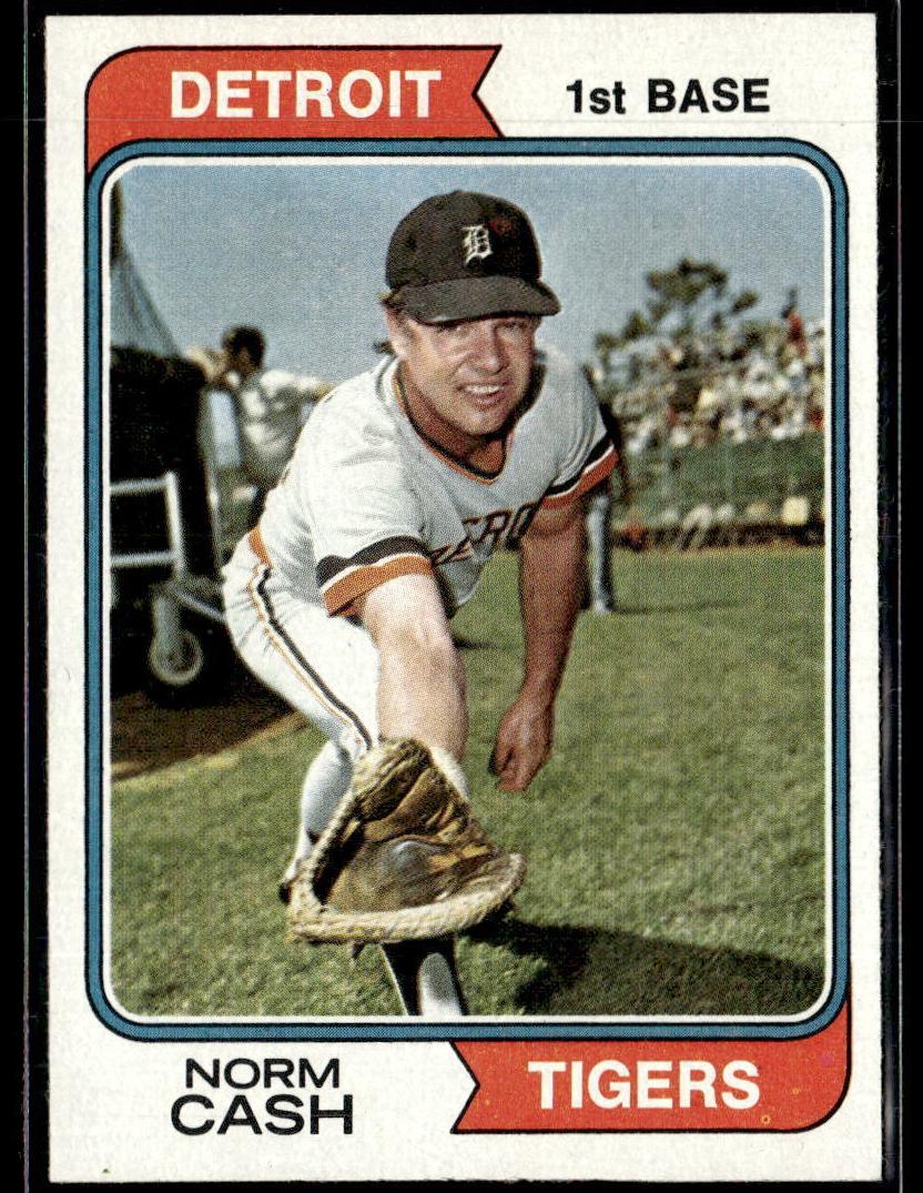 1974 Topps Norm Cash #367 card