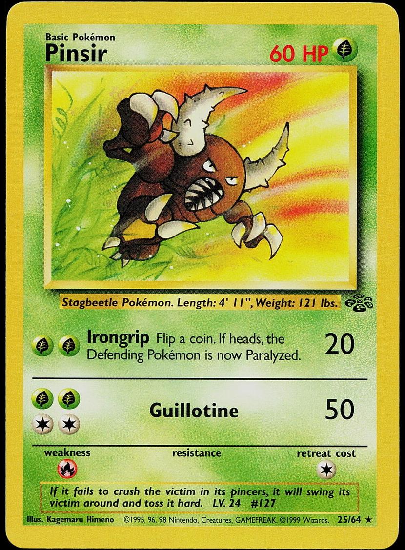 Pinsir 1999 Pokemon Jungle
