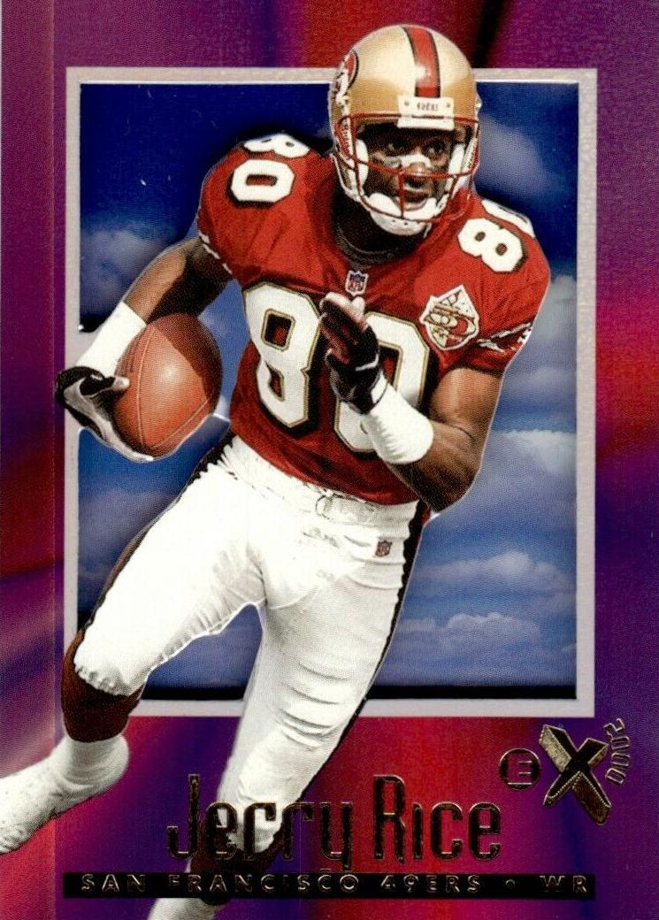 1997 E-X2000 Jerry Rice #27 card