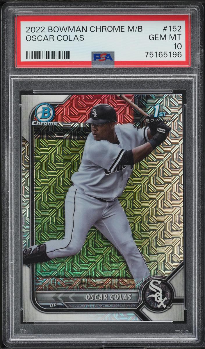 2022 Bowman Chrome Mega Box Prospects Baseball Oscar Colas #BCP-152 PSA 10