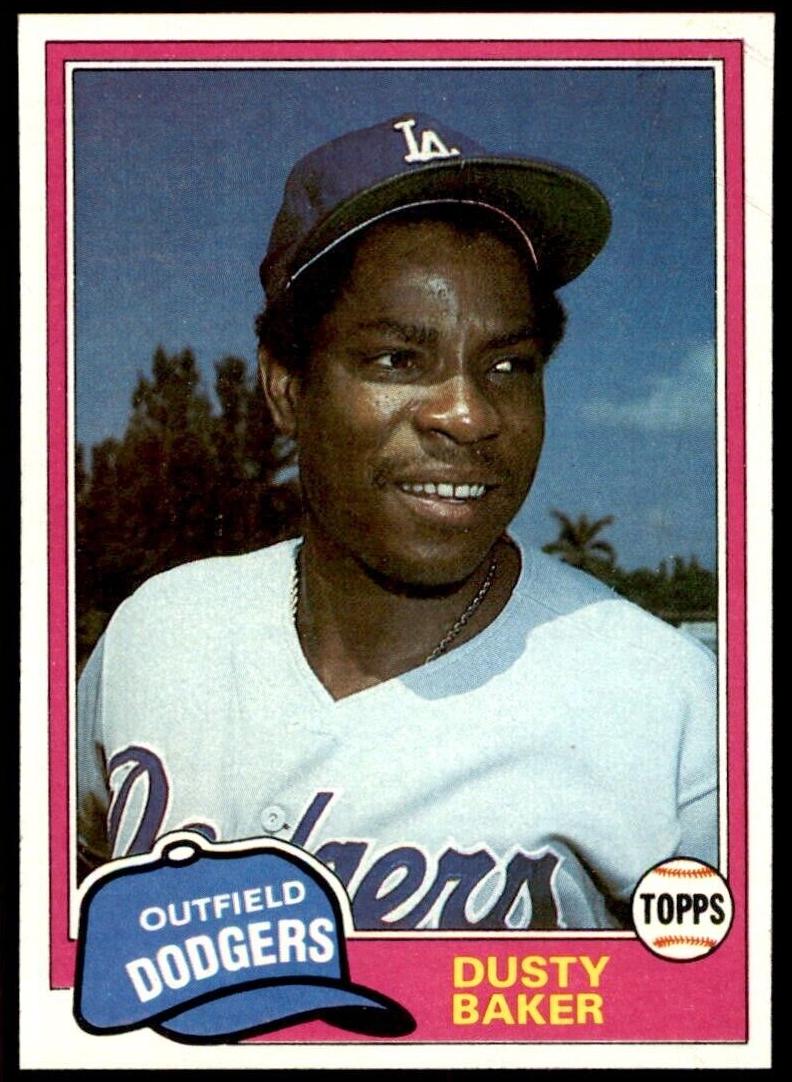 1981 Topps Dusty Baker #495 card