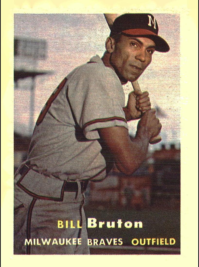 1957 Topps Bill Bruton #48 card