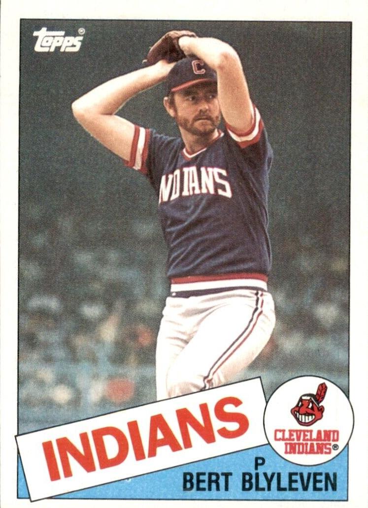 1985 Topps Mini Bert Blyleven #355 card