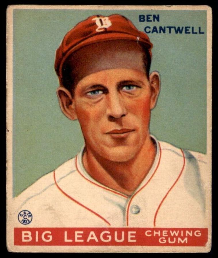 1933 Ben Cantwell #139