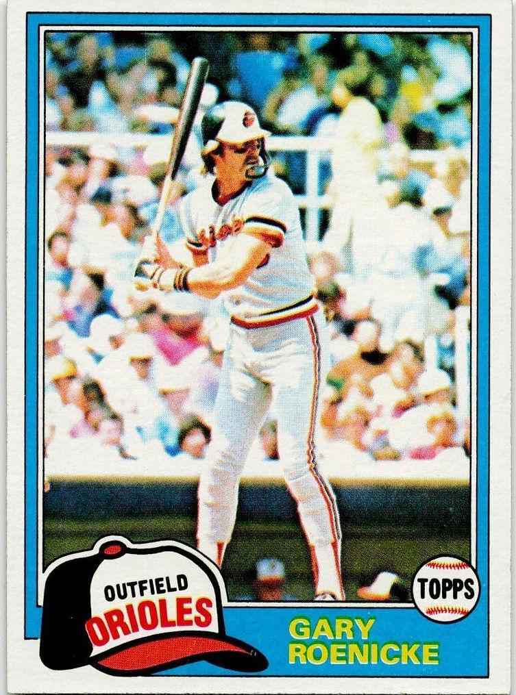 1981 Gary Roenicke #37