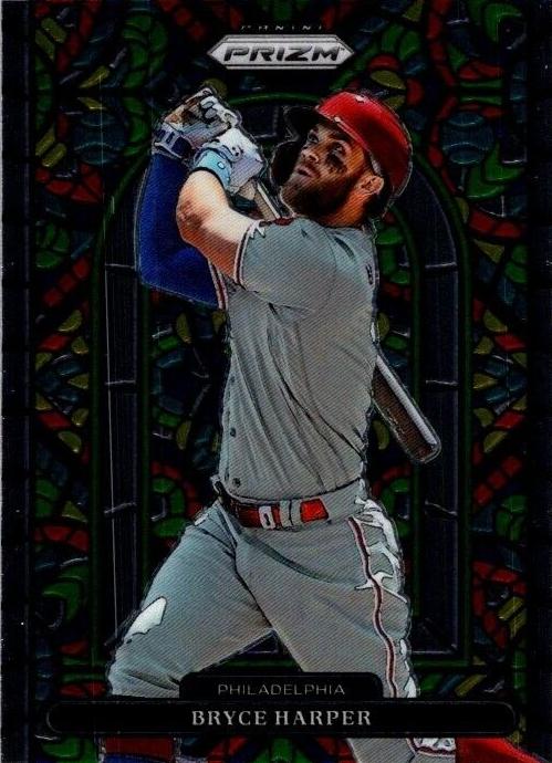 Bryce Harper 2022 Panini Prizm Stained Glass Baseball