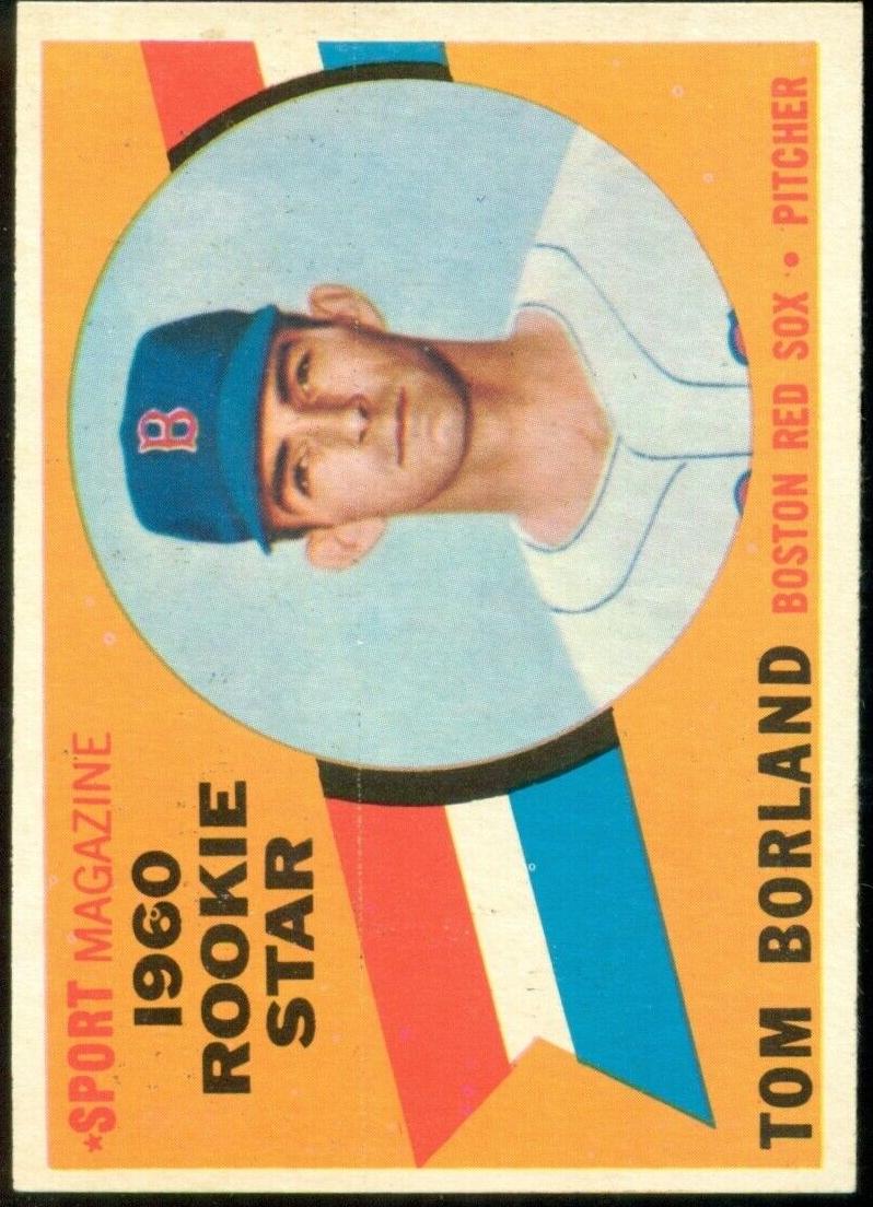 1960 Topps Tom Borland [Rookie Star] #117 card
