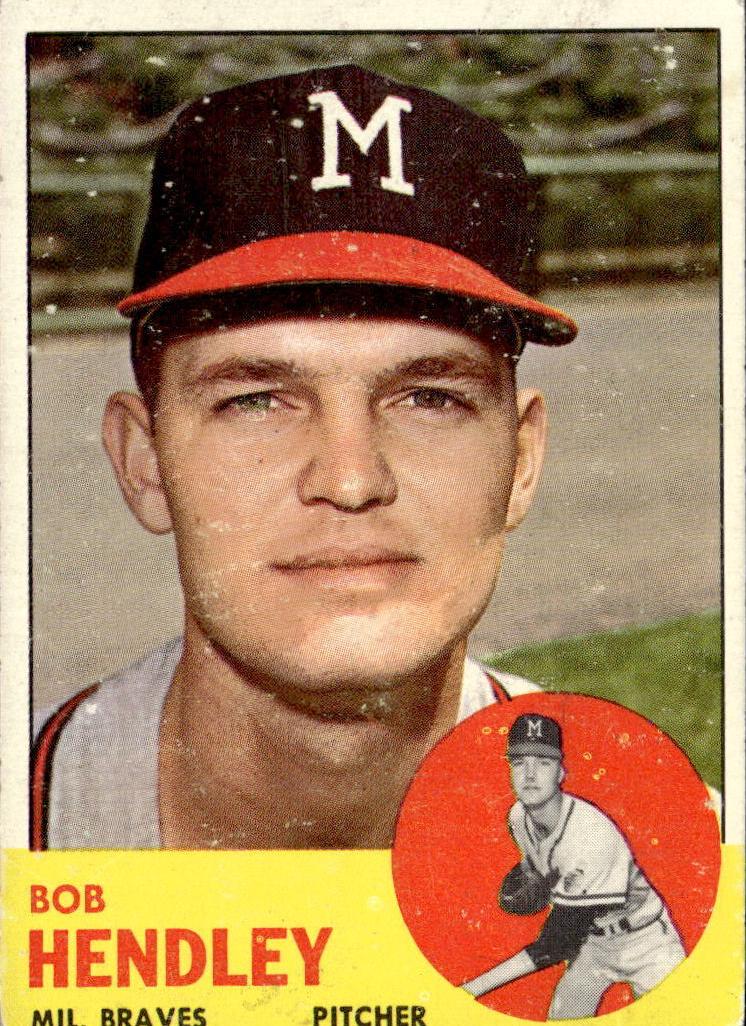 1963 Topps Bob Hendley #62 card