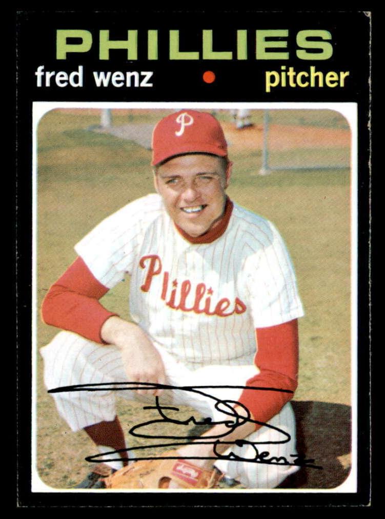 1971 Topps Fred Wenz #92 card