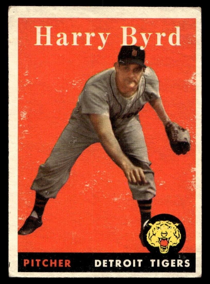 1958 Topps Harry Byrd #154 card