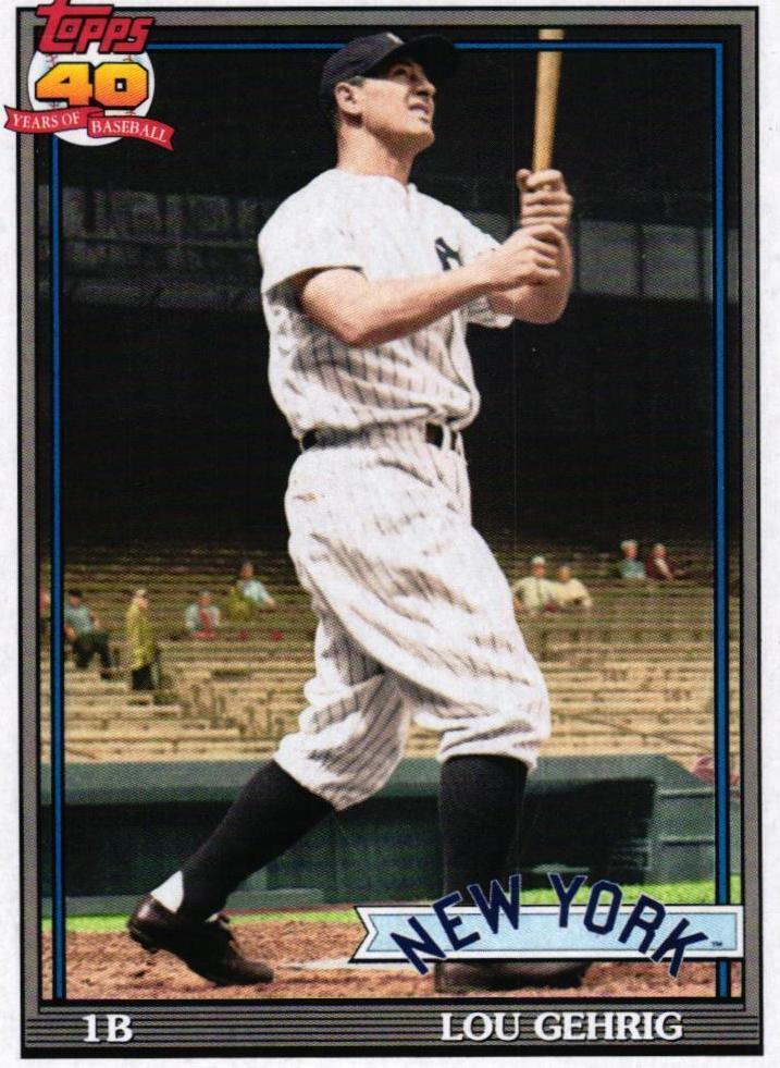 2021 Lou Gehrig #195