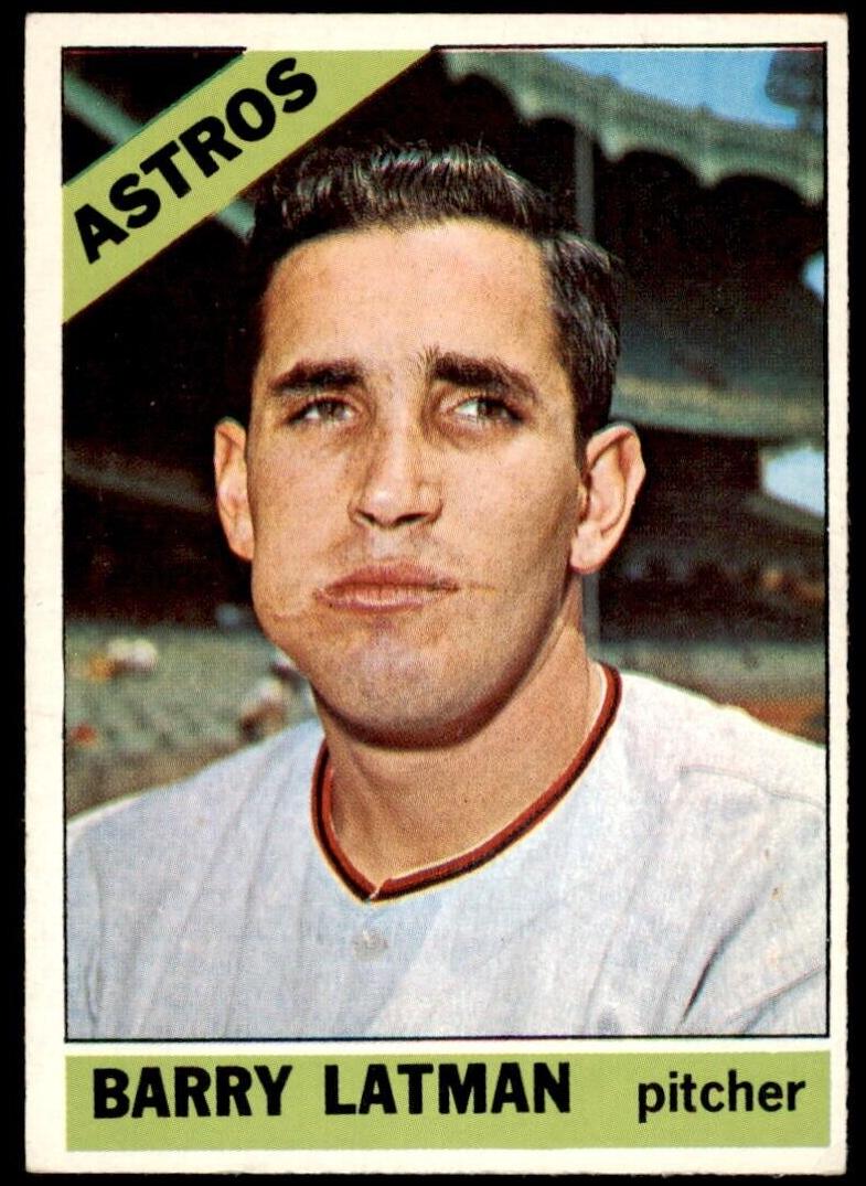 1966 Topps Barry Latman #451 card