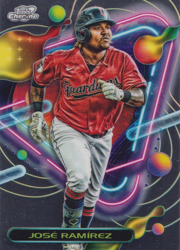 2023 Topps Cosmic Chrome Jose Ramirez #113 card