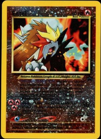 Entei 2001 Pokemon Game Movie Pokemon 3 Movie Promo Reverse Foil