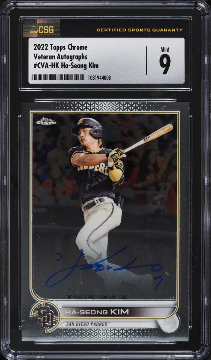 2022 Topps Chrome Baseball Ha-Seong Kim #CVA-HK PSA 10