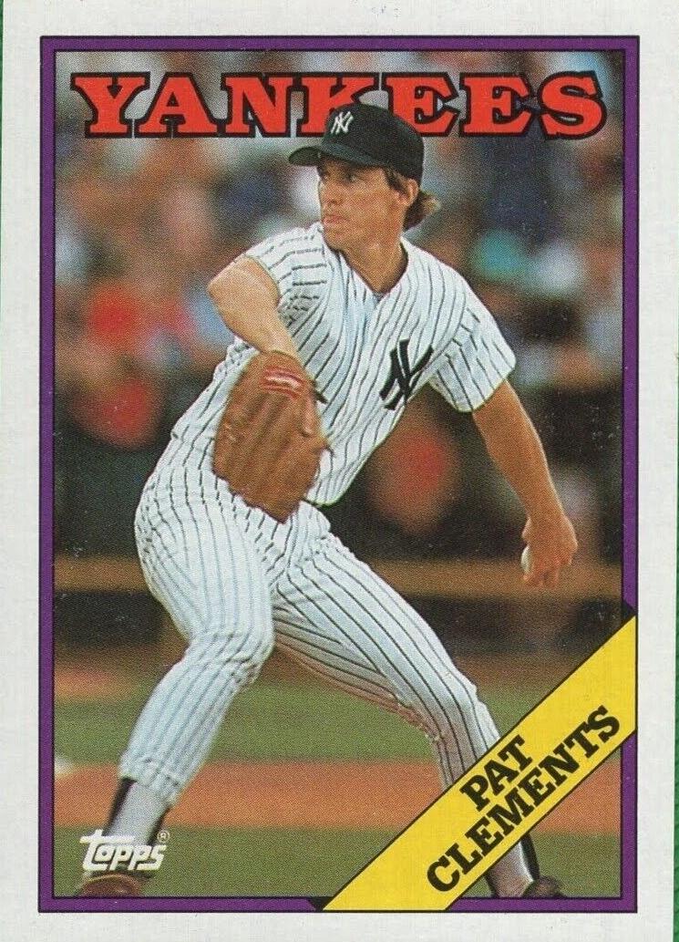1988 Topps Pat Clements #484 card