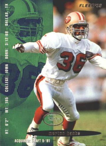 1995 Fleer Merton Hanks #342 card