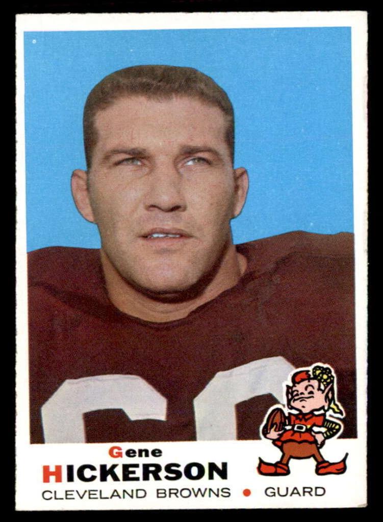 1969 Topps Gene Hickerson #209 card
