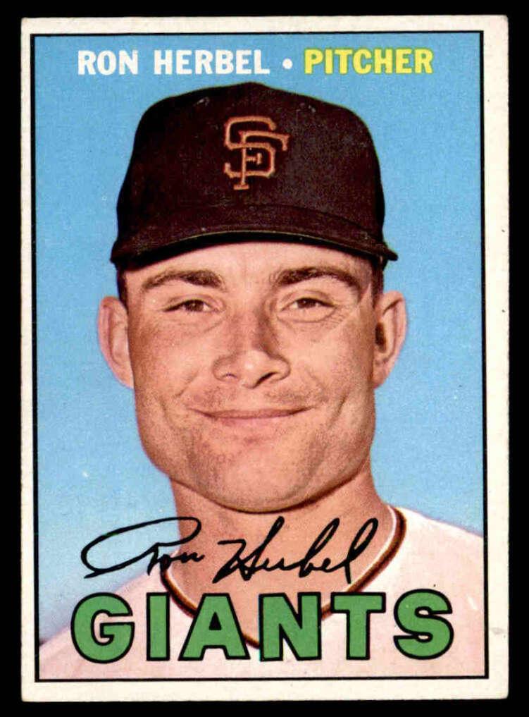 1967 Topps Ron Herbel #156 card