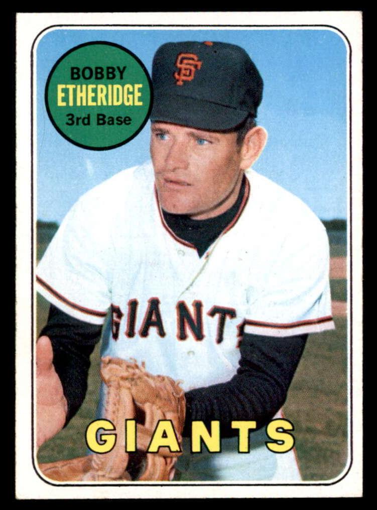 1969 Topps Bobby Etheridge #604 card