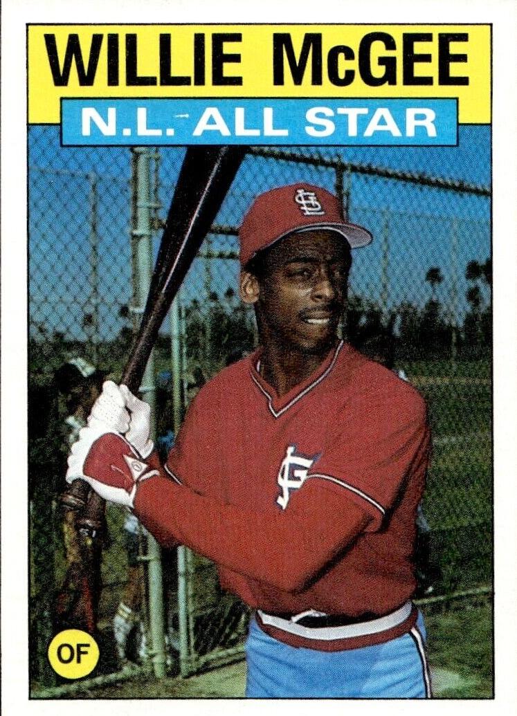 1986 Willie McGee #707