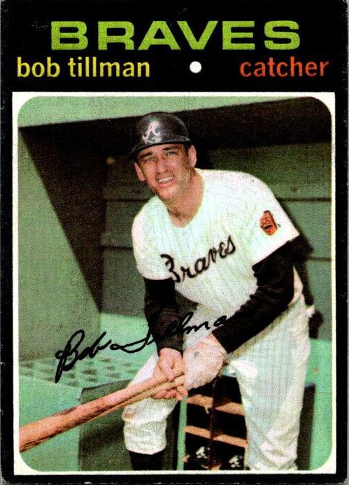 1971 Topps Bob Tillman #244 card