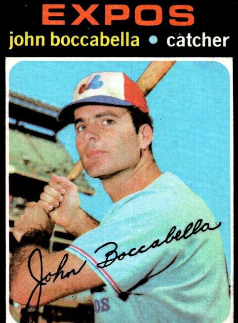 1971 Topps John Boccabella #452 card