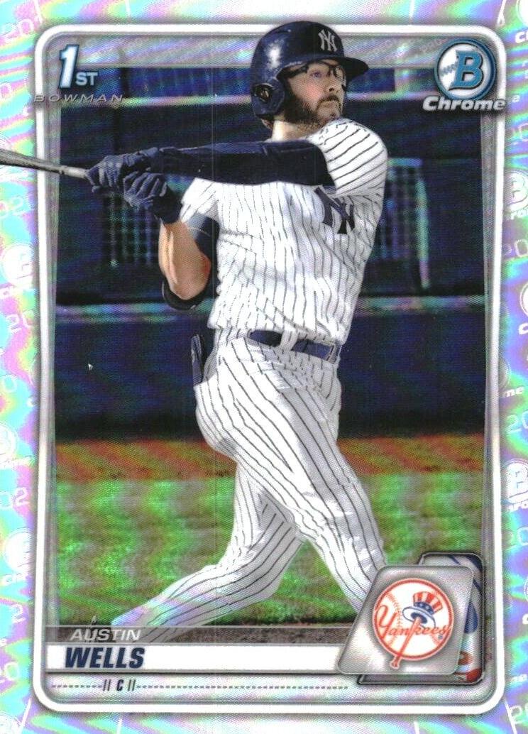 2020 Austin Wells [Refractor] #BD-56