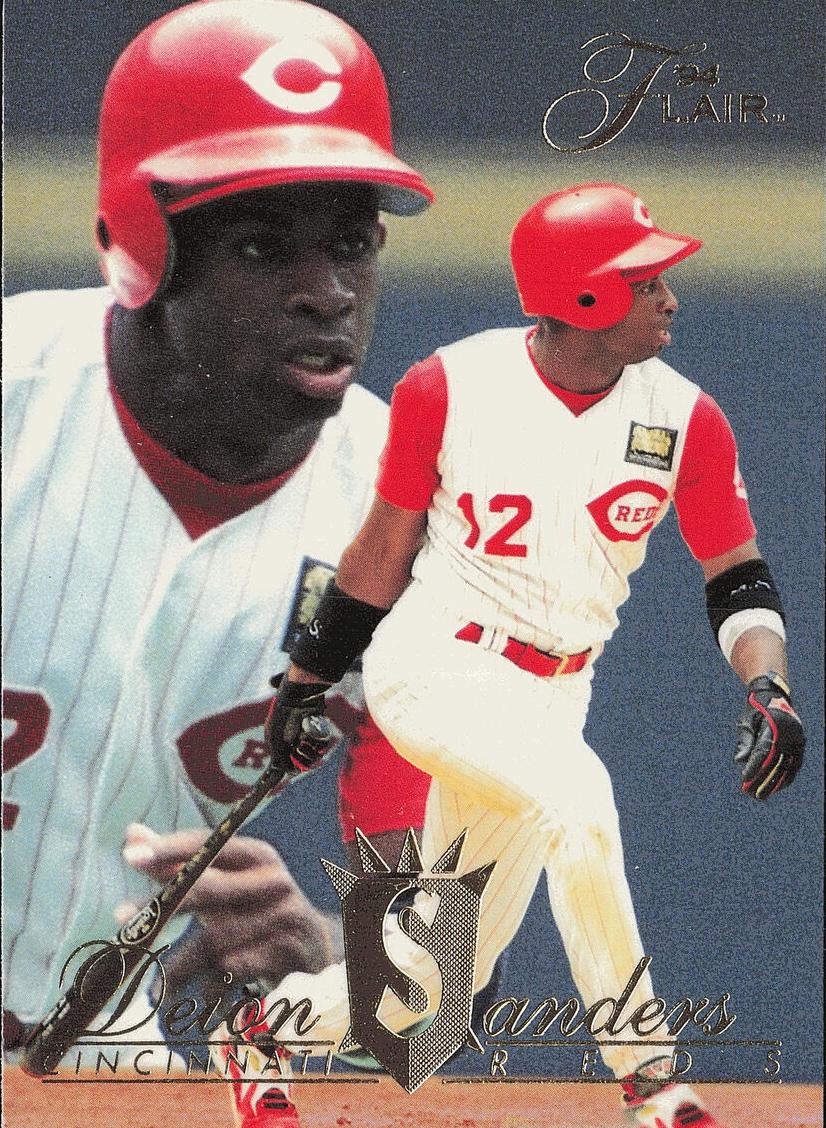 1994 Flair Deion Sanders #371 card