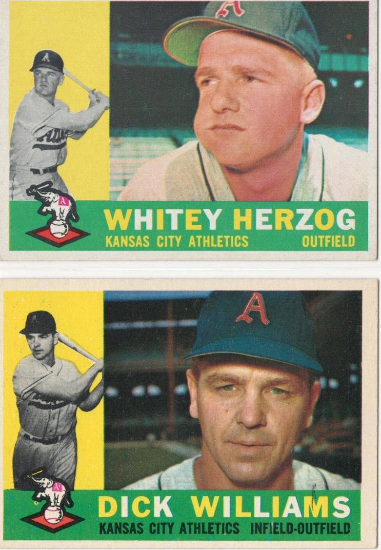 1960 Topps Whitey Herzog #92 card